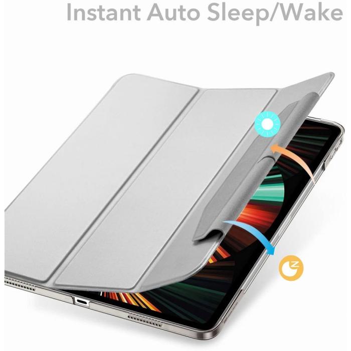 UTGATT1 - ESR - Ascend Trifold iPad Pro 12.9 2021 - Silver Grå