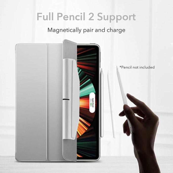 UTGATT1 - ESR - Ascend Trifold iPad Pro 12.9 2021 - Silver Grå