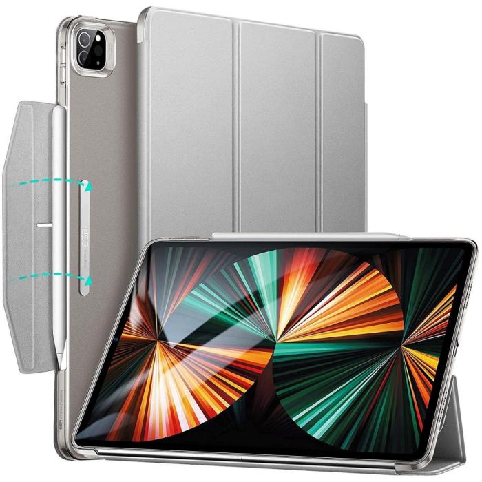 UTGATT1 - ESR - Ascend Trifold iPad Pro 12.9 2021 - Silver Grå