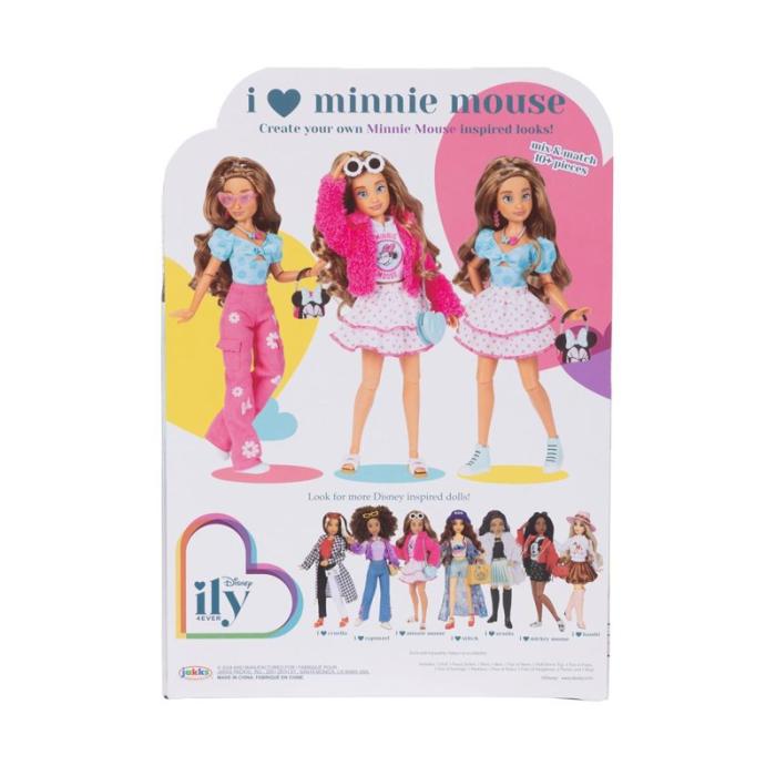Disney - DISNEY Docka Ily 4ever 11in Fashion Doll Deluxe I Love Minnie