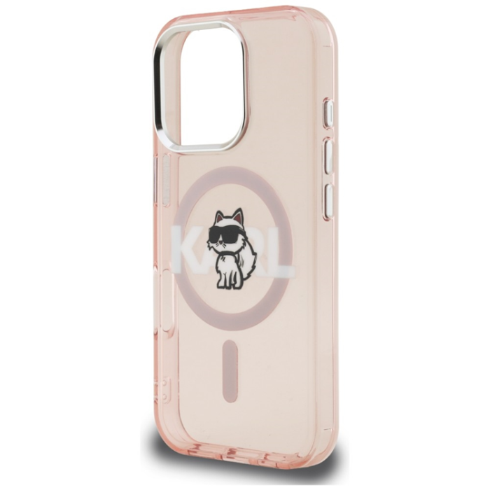 KARL LAGERFELD - KARL LAGERFELD Mobilskal För iPhone 16 Pro MagSafe IML Choupette Sketch
