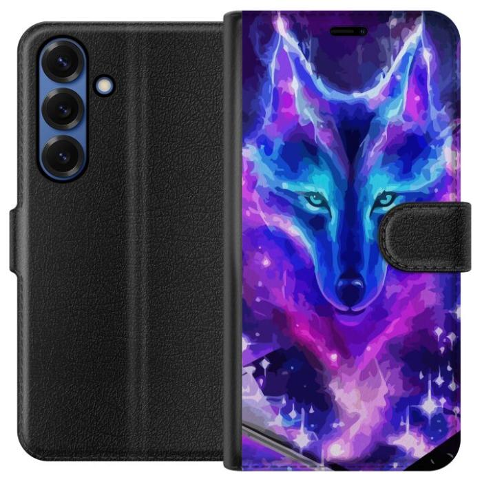 iSecrets - Plånboksfodral till Samsung Galaxy S25+ med Neon Varg