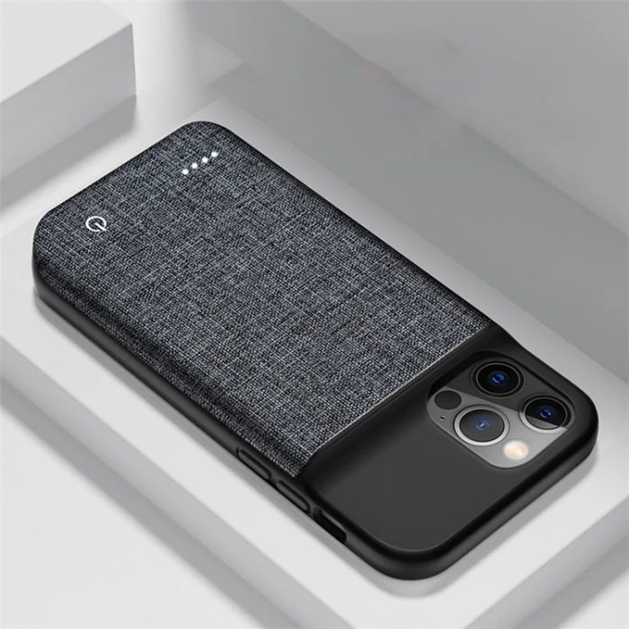 A-One Brand - iPhone 12 Pro Batteriskal 6800mAh Rechargeable Oxford Cloth