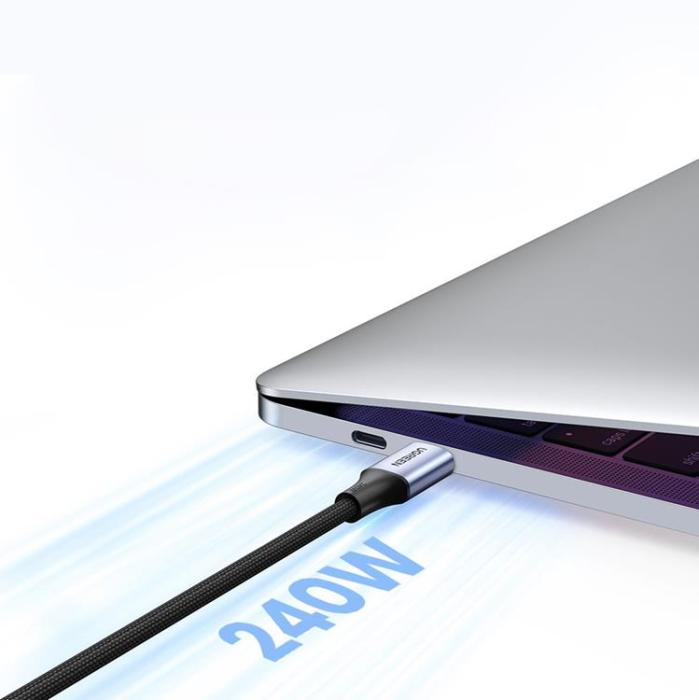Ugreen - Ugreen USB-C till USB-C kabel 240W 2m - Grå