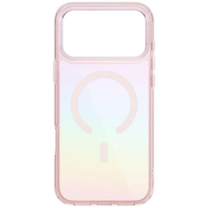 UNIQ - UNIQ iPhone 17 Pro Max Mobilskal MagSafe Iridescia - Rosa Prisma