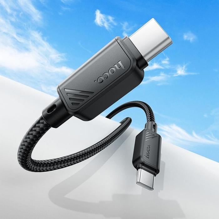 Hoco - HOCO USB-C - USB-C 60W 3A Kabel 1m X113 - Svart