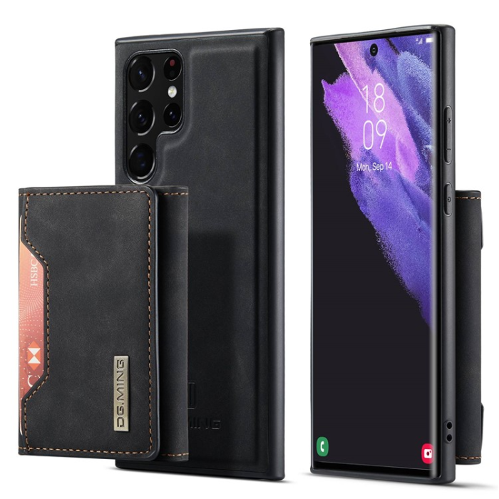 DG.MING - DG.MING Galaxy S23 Ultra Mobilskal Korthållare M2 - Svart