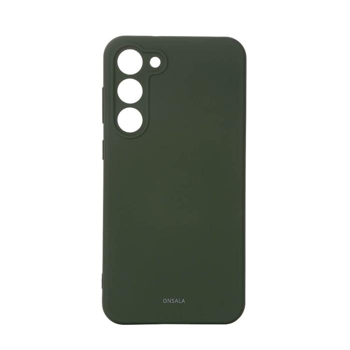 Onsala - ONSALA Galaxy S23 Plus 5G Skal Silikon - Mörk Grön