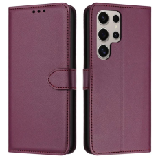 OEM - Galaxy S25 Ultra Plånboksfodral Strap - Lila