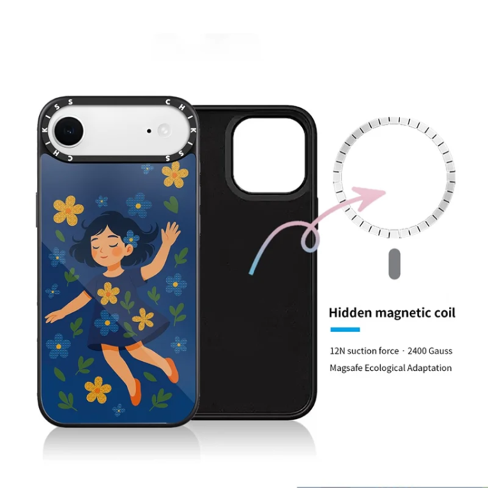 A-One Brand - iPhone 17 Air Mobilskal MagSafe Aluminium Silikon