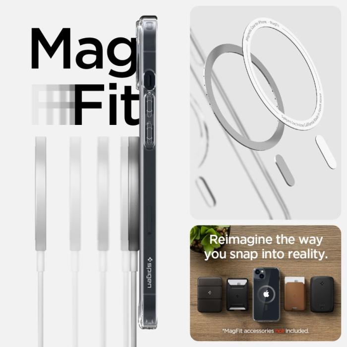 Spigen - Spigen iPhone 14 Plus Magsafe Skal Ultra Hybrid - Carbon Fiber