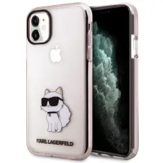 KARL LAGERFELD - Karl Lagerfeld Mobilskal till iPhone 11 / XR Ikonik Choupette - Rosa