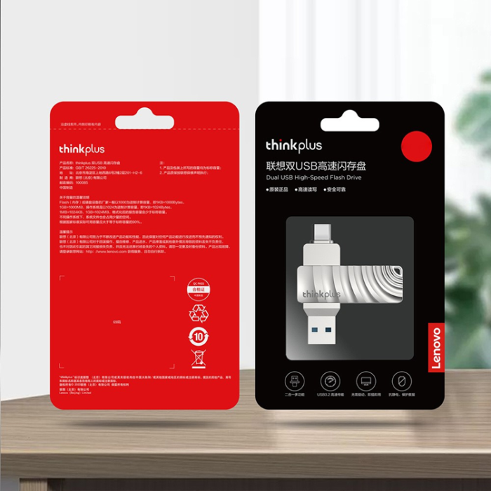Lenovo - LENOVO Pendrive 64GB USB-C/USB-A 3.2 Dual THINKPLUS MU232
