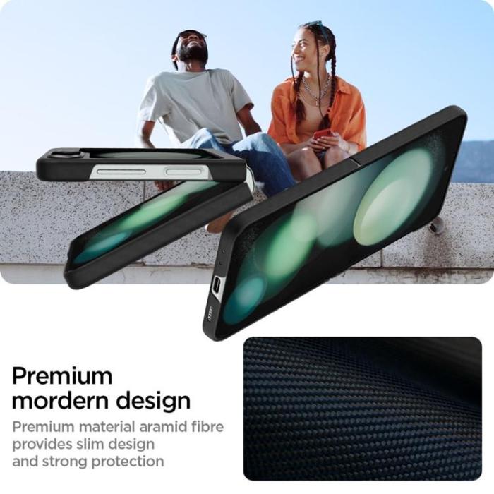 Spigen - Spigen Galaxy Z Flip 5 Mobilskal Airskin Pro - Svart