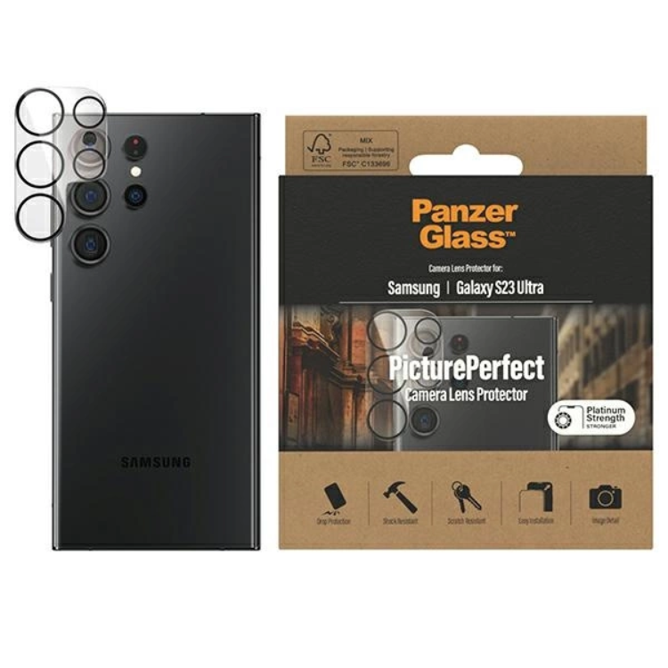 Panzer Galaxy S23 Ultra Kameralinsskydd Härdat Glas Picture Perfect | 5468 | AlltMobil