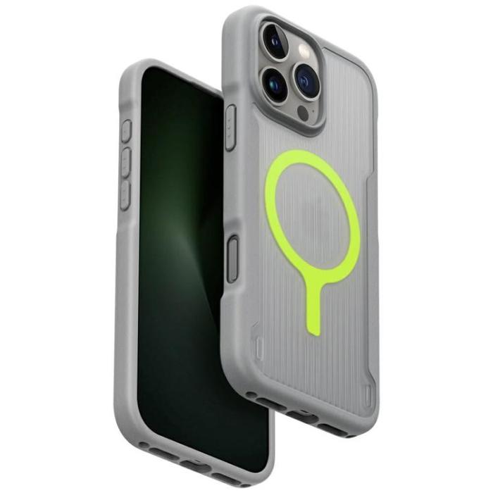 UNIQ - UNIQ iPhone 16 Pro Max Mobilskal MagSafe Combat Active - Grå