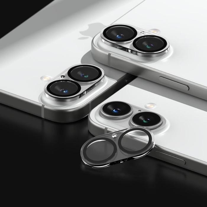 Ringke - [2-Pack] Ringke iPhone 16/16 Plus Kameralinsskydd Härdat glas - Clear