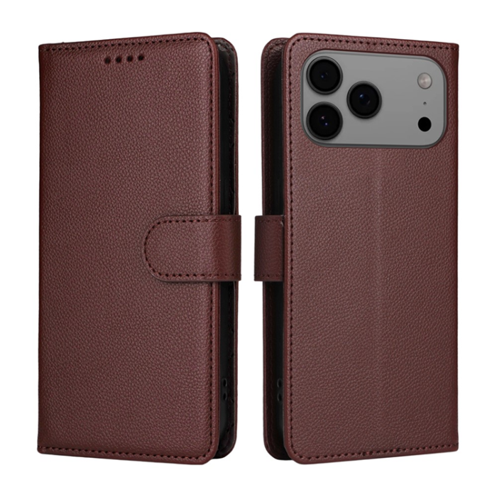 A-One Brand - iPhone 17 Pro Max Plånboksfodral RFID Blocking med Handledsrem