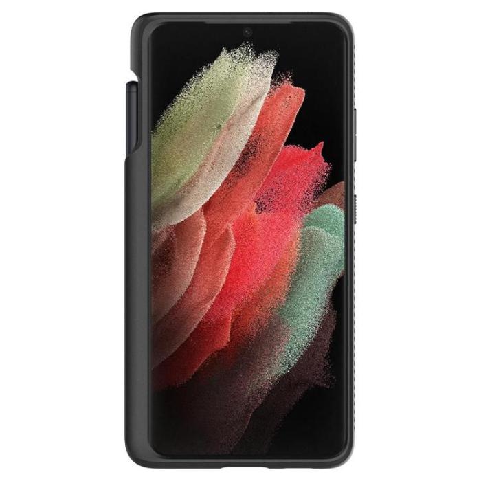 UTGATT - Spigen Liquid Air Skal Galaxy S21 Ultra - Matte Svart