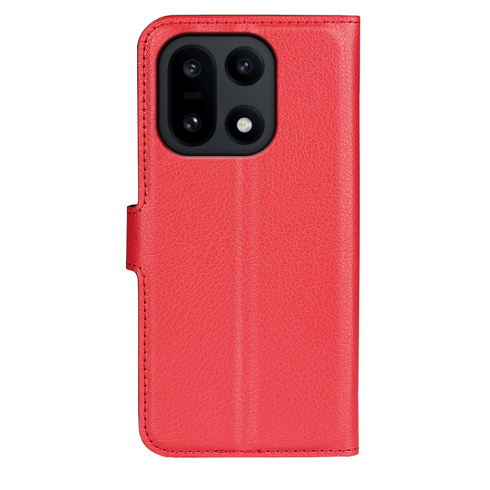 A-One Brand - OnePlus 15 5G Plånboksfodral Litchi Shockproof Konstläder