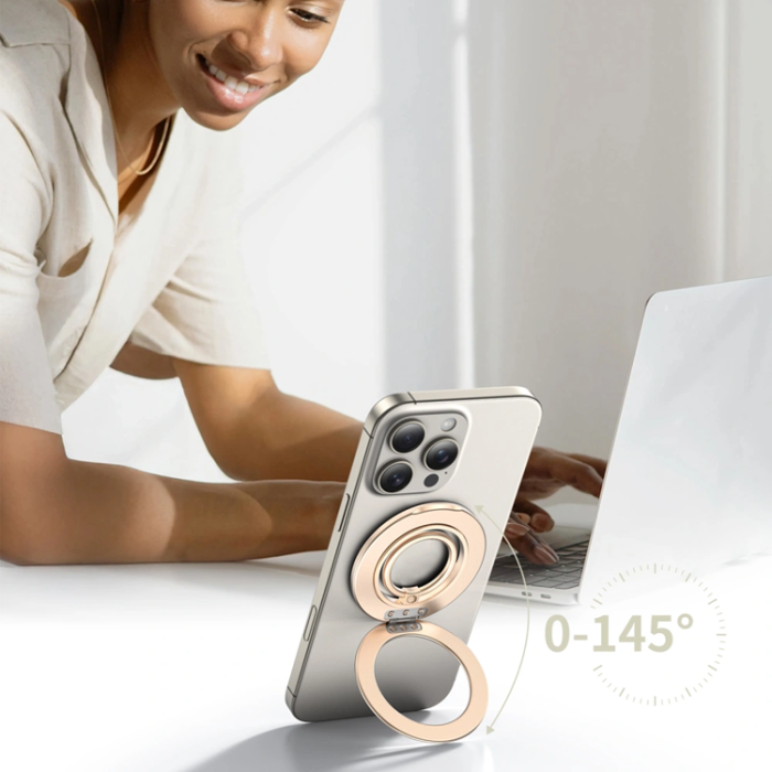 Tech-Protect - Tech-Protect Mobil Ringhållare Magsafe Magnetic - Satin Guld