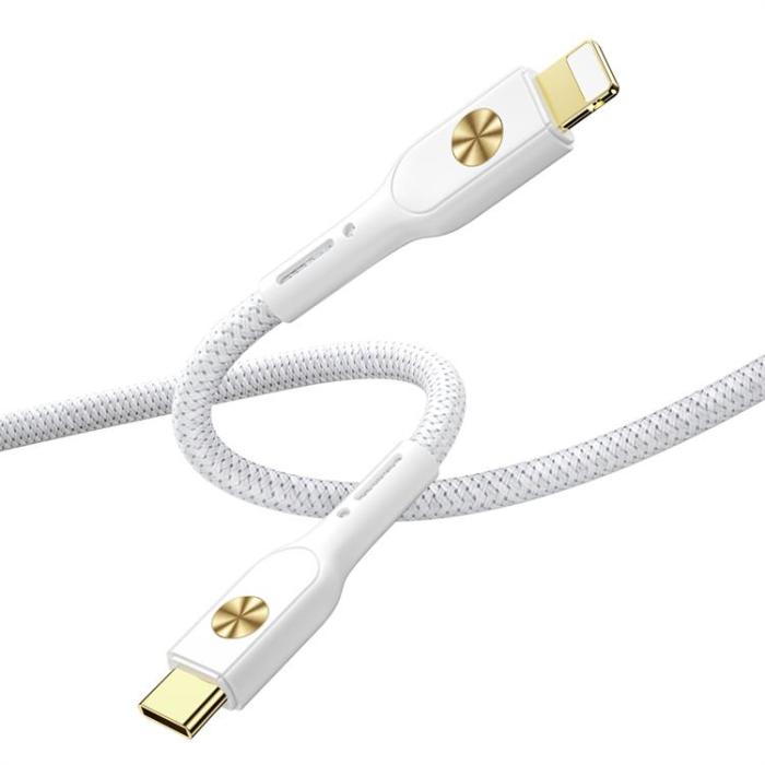 WIWU - WIWU USB-C Till Lightning 1.2m Kabel 30W City - Vit