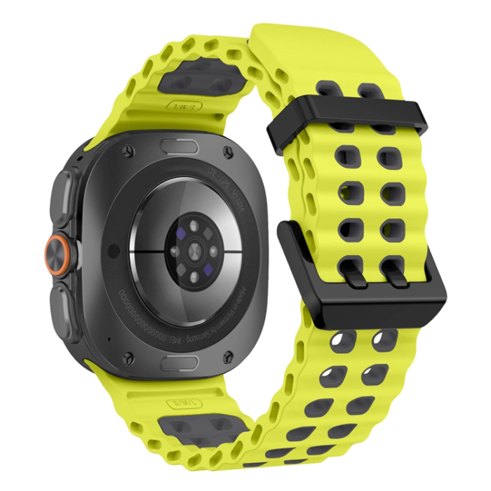Tech-Protect - Tech-Protect Armband För Galaxy Watch Ultra (47mm) Icon Pro - Lime/Svart