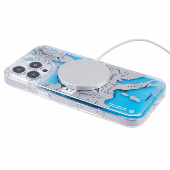 YOUNGKIT - YOUNGKIT iPhone 16 Pro Max Mobilskal MagSafe IMD-kartmönster