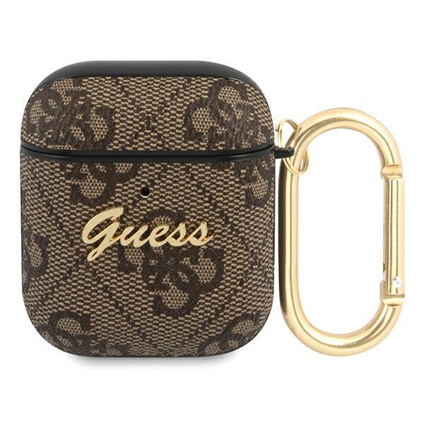 Guess Script Metall Collection Skal AirPods - Brun | 2353 | AlltMobil