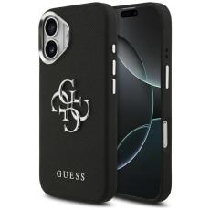 Guess - Guess iPhone 17 Mobilskal Grained Big 4G Classic Logo - Svart