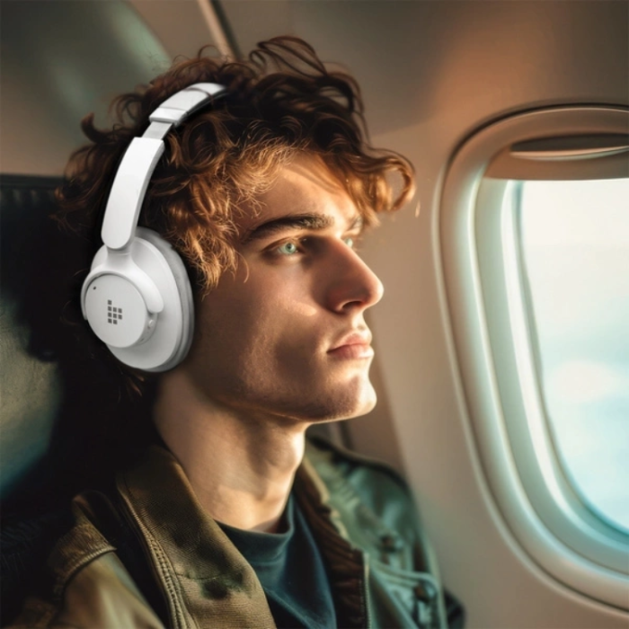 Tronsmart - Tronsmart Over-Ear Trådlösa Hörlurar Hybrid ANC SOUNFII Q20S - Vit