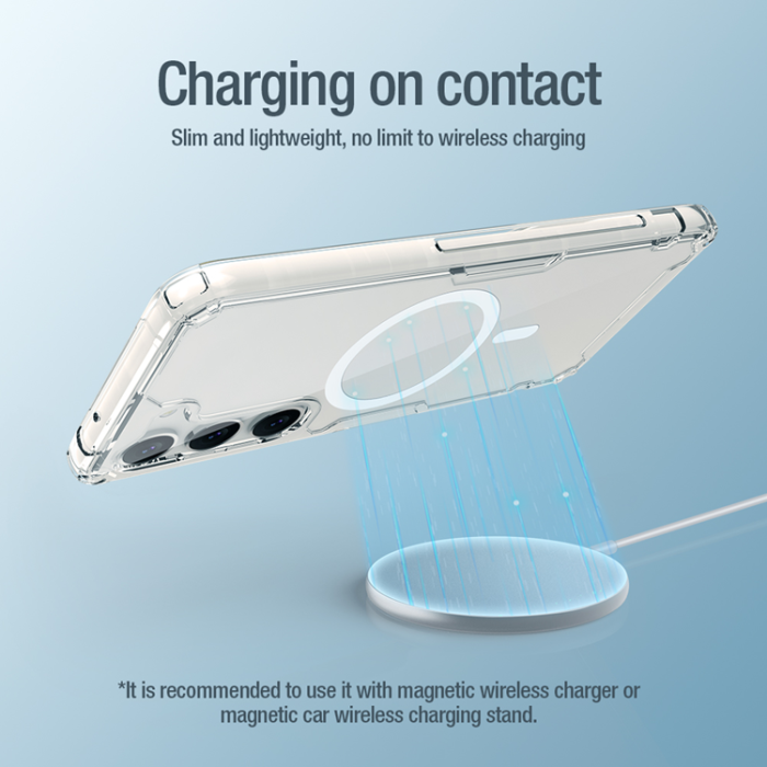 Nillkin - Nillkin Galaxy S23 Plus Mobilskal Magsafe Nature Pro - Clear