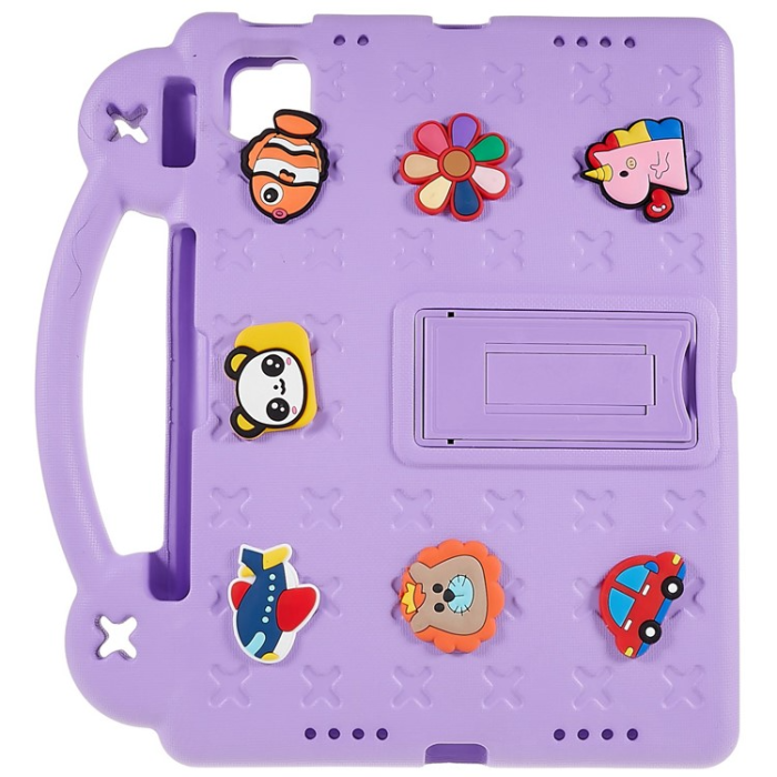 UTGATT1 - iPad 10.9 (2022) Skal EVA Kickstand Shockproof - Lila