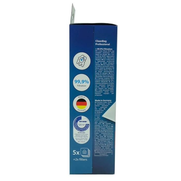 CLEANBAG - CLEANBAG Dammsugarpåse M 157 MIE 5+2 Pro