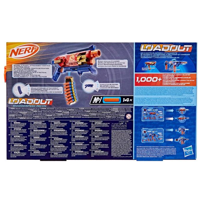 NERF - NERF Loadout Shadowspeed Recon Blaster