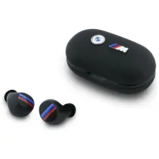 BMW - BMW TWS In-Ear H&ouml;rlurar Bluetooth ENC Metal Logo - Svart