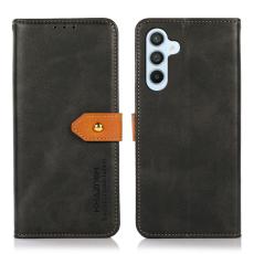 KHAZNEH - KHAZNEH Pl&aring;nboksfodral f&ouml;r Samsung Galaxy S26 Plus Konstl&auml;der St&auml;ll - Svart