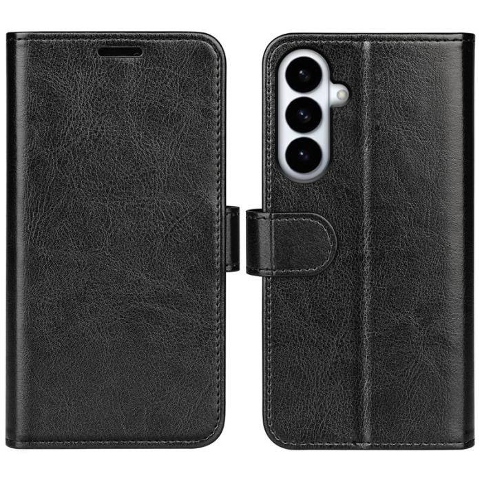 OEM - Mobilfodral för Samsung Galaxy S26 Plus Konstläder Ställ - Svart