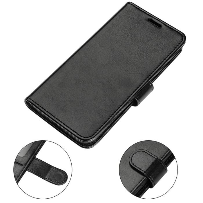 OEM - Mobilfodral för Samsung Galaxy S26 Plus Konstläder Ställ - Svart