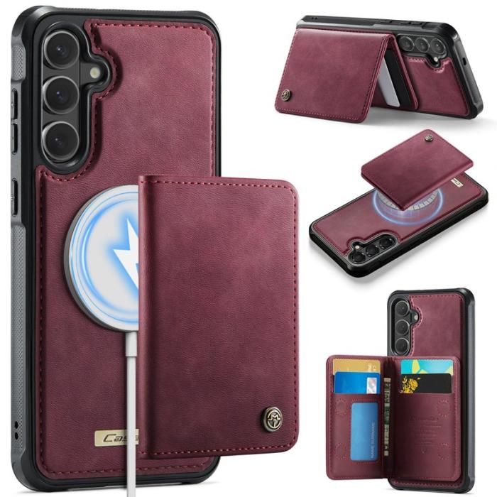 Caseme - CaseMe Mobilskal för Samsung Galaxy S26 Magnetiskt PC + TPU - Röd