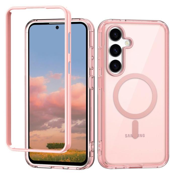 OEM - Mobilskal för Samsung Galaxy S26 Magnetiskt PC + TPU - Rosa