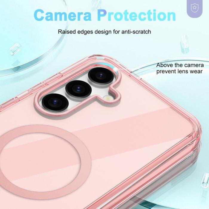 OEM - Mobilskal för Samsung Galaxy S26 Magnetiskt PC + TPU - Rosa