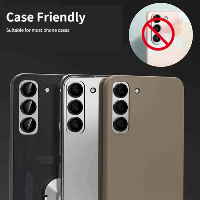 ENKAY - ENKAY Galaxy S23/S23 Plus Kameralinsskydd i Härdat glas - Lila