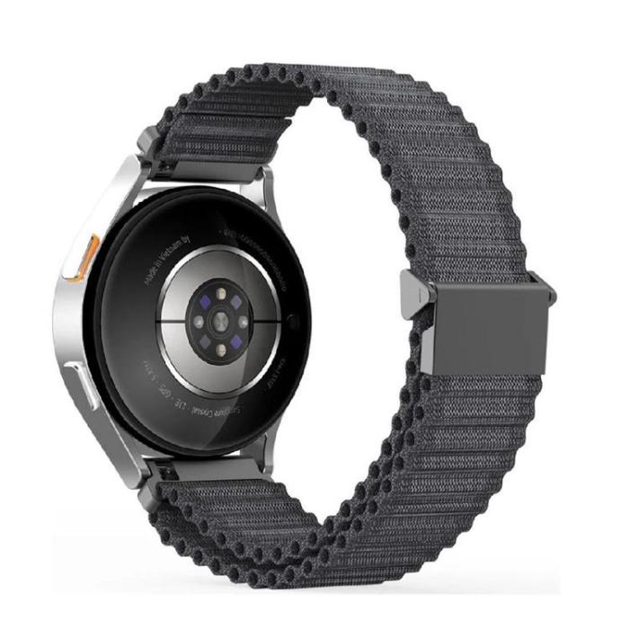 Dux Ducis - Dux Ducis Galaxy Watch (20mm) Armband YC Nylon - Mörkgrå