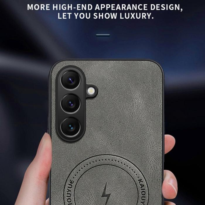 OEM - Mobilskal för Samsung Galaxy S26 Magnetiskt Konstläder TPU - Blå