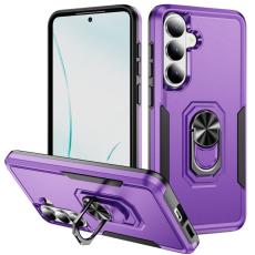 OEM - Mobilskal f&ouml;r Samsung Galaxy S26 Plus Milit&auml;rklass Ring Kickstand Plast - Lila