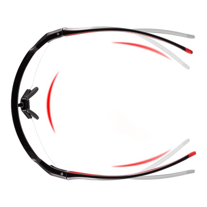 Rockbros - Rockbros photochromic UV400 Cykelglasögon - Svart/Röd