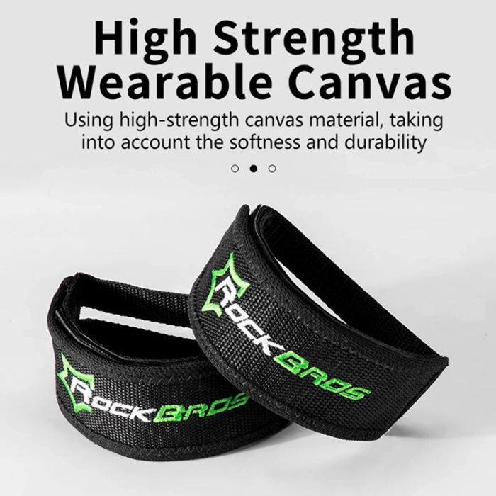 Rockbros - Rockbros cykelpedalremmar - Svart