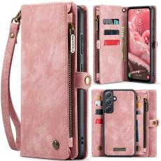 Caseme - CASEME 008 Samsung Galaxy A36 5G Pl&aring;nboksfodral Konstl&auml;der med Rosa