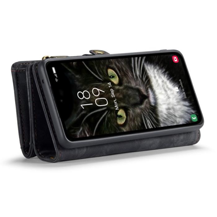Caseme - CASEME 008 Samsung Galaxy A35 5G Plånboksfodral Konstläder Svart
